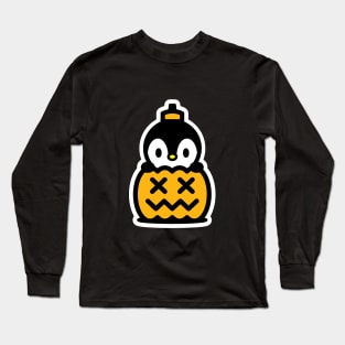 Pumpkin Penguin Bambu Brand Halloween Trick Or Treat Long Sleeve T-Shirt